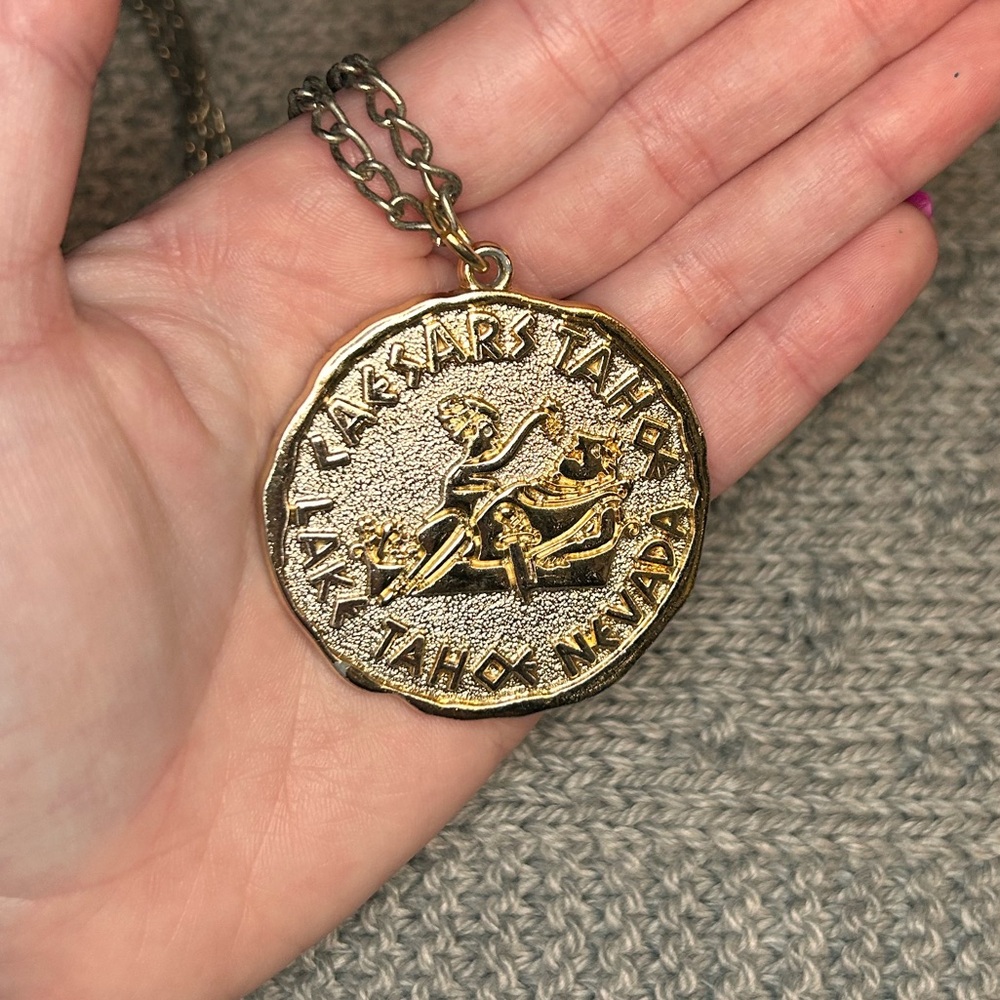 3/$10 Vintage Caesars Lake Tahoe Medallion - Picture 2 of 5